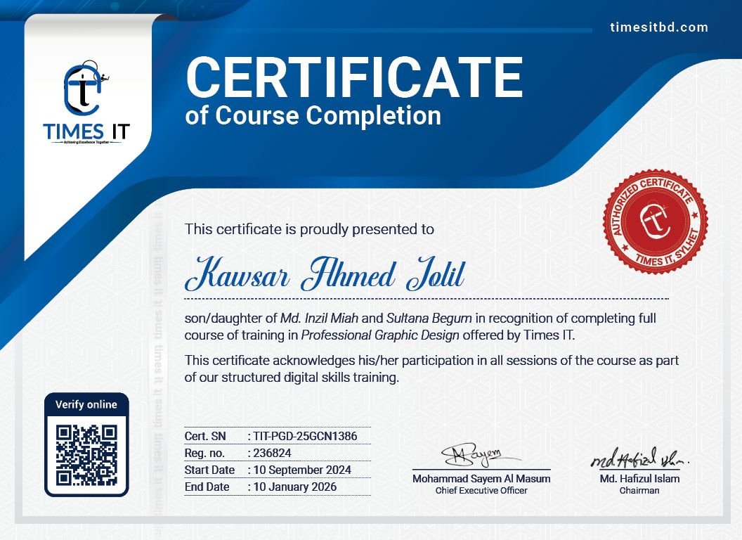 Course Certificates printing in Karachi